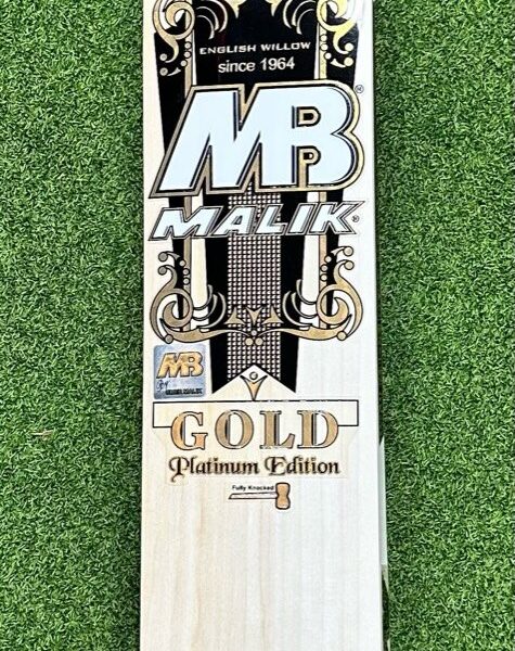 MB Malik GOLD Platinum Edition Cricket Bat